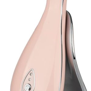 Lily Neck Face Massager, Face Sculpting Tool, Skin Rejuvenation Device with Thermal, Triple Action LED and Vibration, for Anti-Aging, Lifting and Tightening Sagging Skin (Pink)