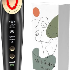 Radio Frequency Skin Tightening Machine for Face - Facial Neck Anti-Aging Device Microcurrent Lifting Massager Wrinkle Reduction Firming, and Toning - Advanced Technology for Aging Issues