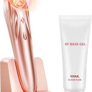 Radio Frequency Skin Tightening Device, Anti-Aging Face Machine for Wrinkle Removal, Lifting & Firming, Wireless Home Beauty Device with 3 Levels, at-Home Skin Renewal