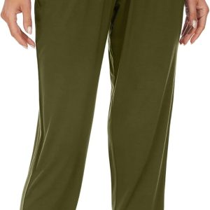 WiWi Women's Viscose from Bamboo Joggers Casual Pajama Pants Loose Yoga Bottoms Comfy Lounge Sweatpants with Pockets S-XXL
