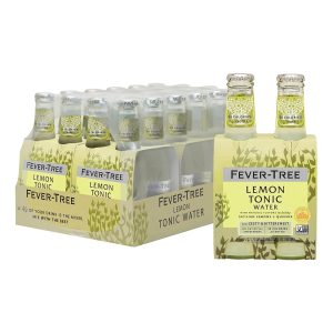 Fever-Tree Lemon Tonic Water - Premium Quality Mixer - Refreshing Beverage for Cocktails & Mocktails. Naturally Sourced Ingredients, No Artificial Sweeteners or Colors - 6.8 Fl Oz Bottles - Pack of 24