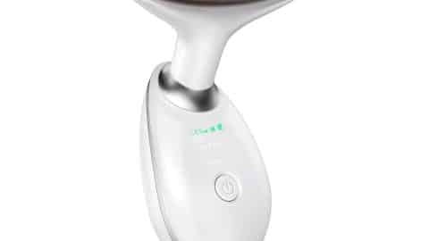 Neck Face Massager, Face Sculpting Tool, 3 Modes and Vibration for Facial Massager for Double - Chin Wrinkle,Daily Home Use