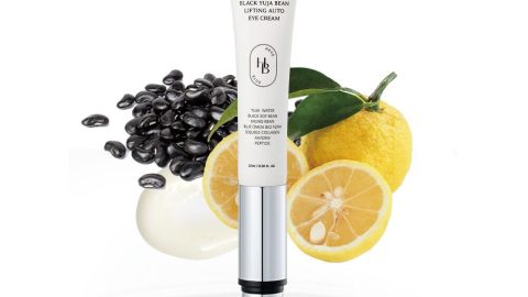 Black Yuja Bean Lifting Auto Eye Cream - Sensitive Skin, Vegan, Hypoallergenic, Korean Skincare, Wrinkle Care Device, Vibration Face Massage, Anti Aging, Collagen, Vibrating