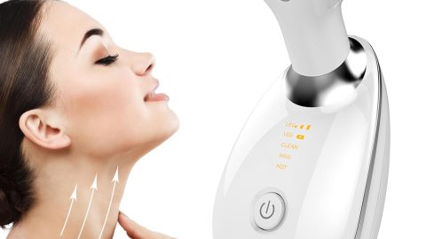 Face Sculpting Tool, Neck and Face Massager, Portable 3 in 1 Facial Device for Daily Skin Care, White