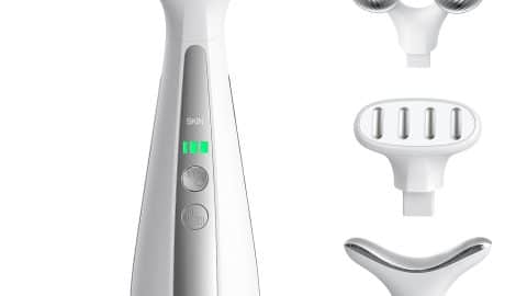 Multi-Functional Beauty Device - 4-in-1 Face, Neck, Eye & Body Massager | Red Light Therapy | Skin Lifting & Firming | Wrinkle & Dark Circle Reducer | Portable Face Sculpting Tool