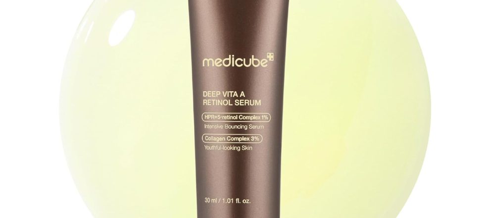 Medicube Deep Reviving Bakuchiol Retinol Facial Serum Anti Aging 4th Gen Retinol Bakuchiol Targets Fine Lines Uneven Skin Tone Blemish Scars Korean Skin Care Low Irritant 101 oz