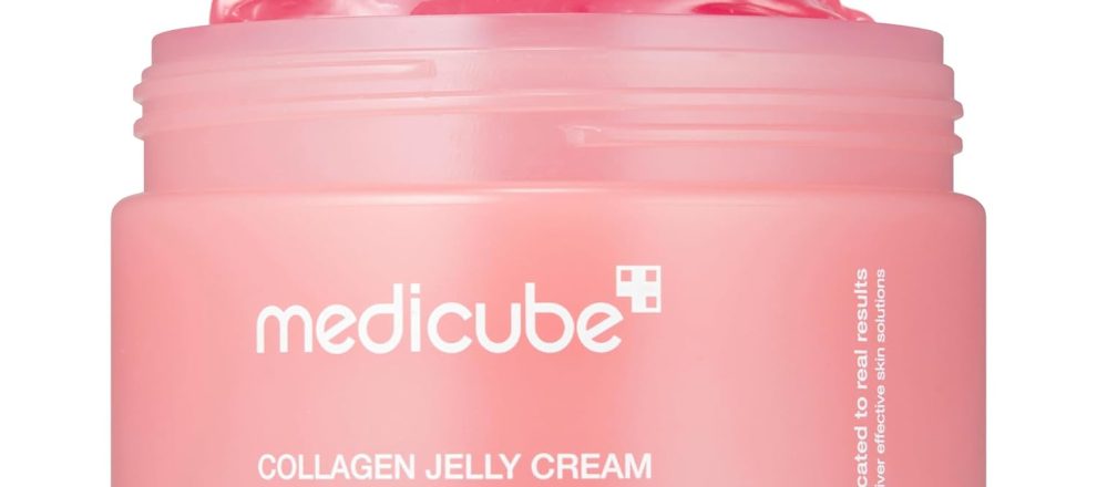 medicube Collagen Jelly Cream Niacinamide Freeze Dried Hydrolyzed Collagen Boosts skin barrier hydration gives 24h Glow Firmer looking skin | No artificial color Korean skincare 371 floz