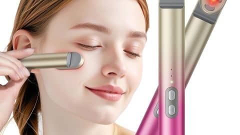 7 in 1 Red-Light-TherapyRed Light Therapy for Face Eye Skincare Equipment at HomeRed for Skincare & Blue Rejuvenation Tool (Gradient Purple Pink)