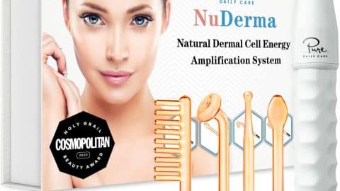 Pure Daily Care NuDerma Handheld Skin Therapy Wand Machine w/Neon  Anti-Aging - Skin Tightening - Wrinkle Reducing - Dark Circles  Clarifying - Hair & Scalp Stimulator
