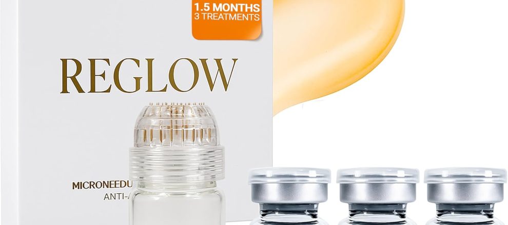 Micro Infusion System for Face 300 Deeper Absorption with 24K Gold Microneedling Tool + Serum 15 Months Firmer Radiant Skin at Home Treatment with Collagen Peptides Hyaluronic Acid