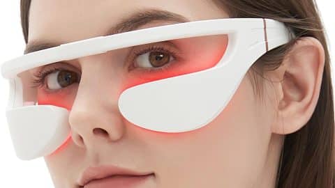Red Light Wrinkle Therapy Glasses,Under-Eye Massager,Used to Treat Eye Wrinkles.LED Eye Perfector (Model: EY-36B)