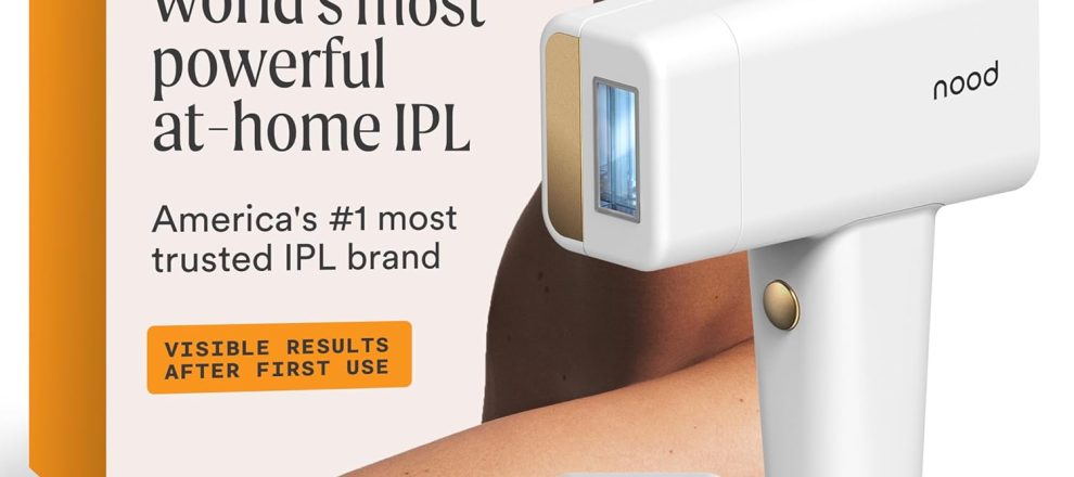NEW Nood Flasher Pro IPL Laser Hair Removal Device for Women Men with Sapphire Cooling Pain free Permanent Visible Results After First Use Works Everywhere Hair Grows Gloss White