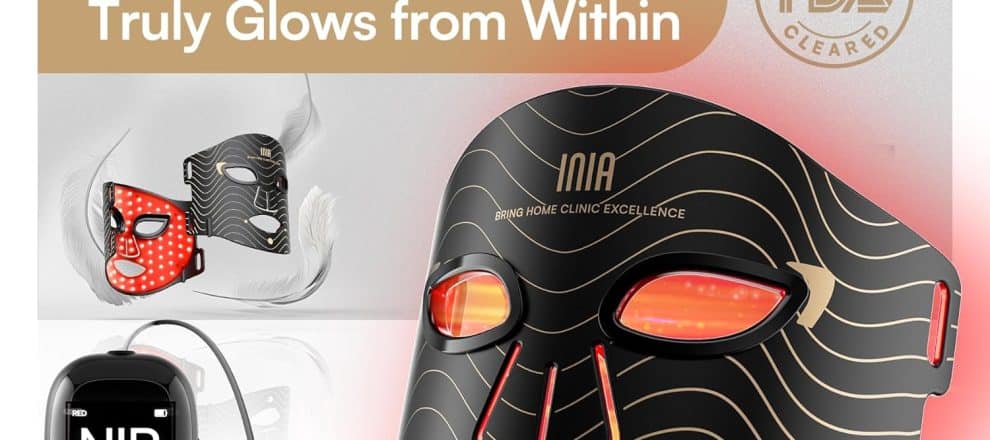 Red Light Therapy Mask for Face 4 Light Modes with 850nm NIR Red Blue LED Light Therapy 2600mAh Rechargeable LED Face Mask for Anti Aging Skin Firming Radiant Glow at Home